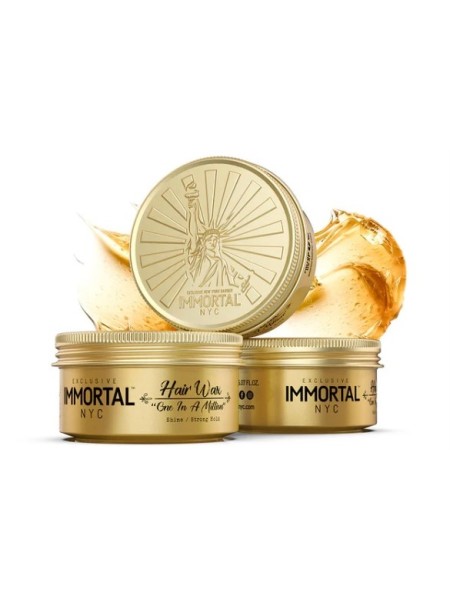 IMMORTAL NEW WOSK POMADA NYC HAIR WAX ONE IN A MILLION ZŁOTA 150ML