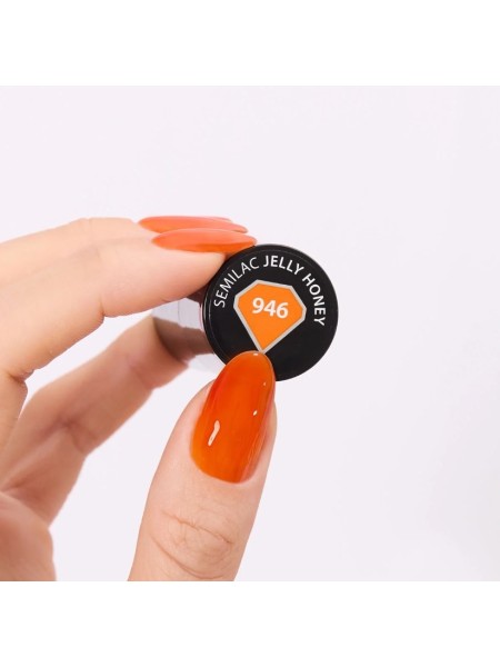 LAKIER HYBRYDOWY JELLY HONEY 946 SEMILAC 2