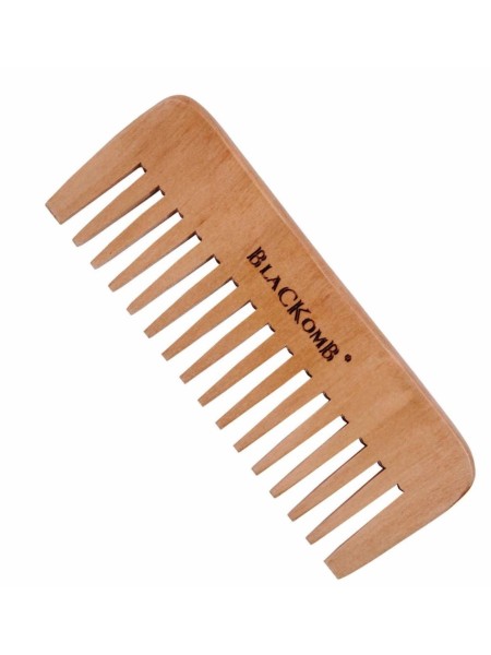 Szeroki Drewniany Grzebień Do Włosów AFRO CK004 BLACKOMB