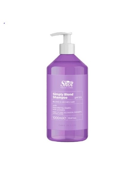 SZAMPON SIMPLY BLOND NEW GENERATION 1000ML DESIGN CARE SHOT
