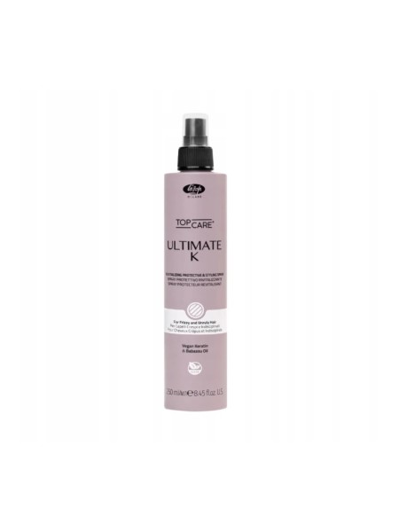 ULTIMATE K NEW SPRAY KERATYNOWY POD PROSTOWNICĘ TOP CARE LISAP 250ML