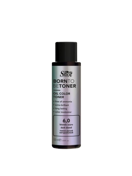 TONER OIL COLOR 6,0 BORN TO BE SHOT 100ML
