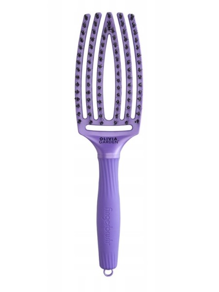 SZCZOTKA FINGERBRUSH boar&nylon MEDIUM NEPTUN INDIGO OLIVIA GARDEN
