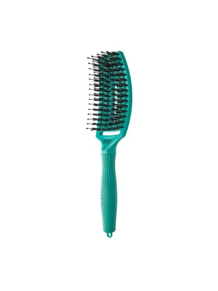 SZCZOTKA FINGERBRUSH boar&nylon MEDIUM EARTH GREEN OLIVIA... 2
