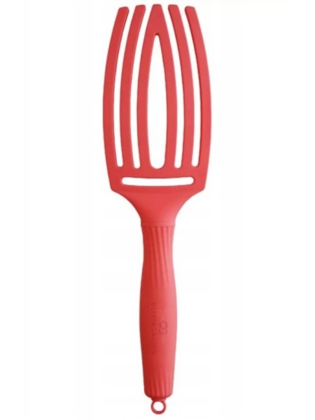 SZCZOTKA FINGERBRUSH boar&nylon MEDIUM MARS RED...
