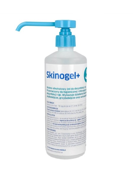 SKINOGEL+ ŻEL DO DEZYNFEKCJI RĄK 500ML 2