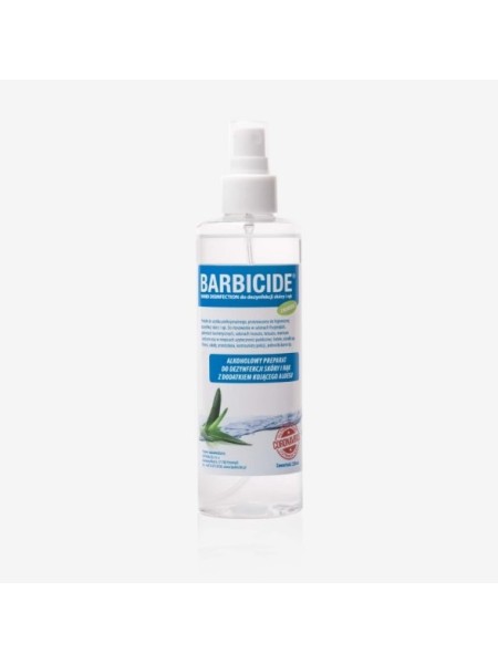 SPRAY DO DEZYNFEKCJI RĄK I SKÓRY HAND DISINFECTION BARBICIDE 250ML