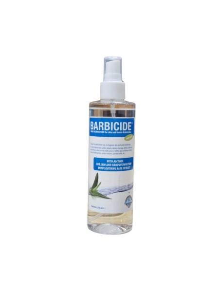 SPRAY DO DEZYNFEKCJI RĄK I SKÓRY HAND DISINFECTION BARBICIDE 250ML