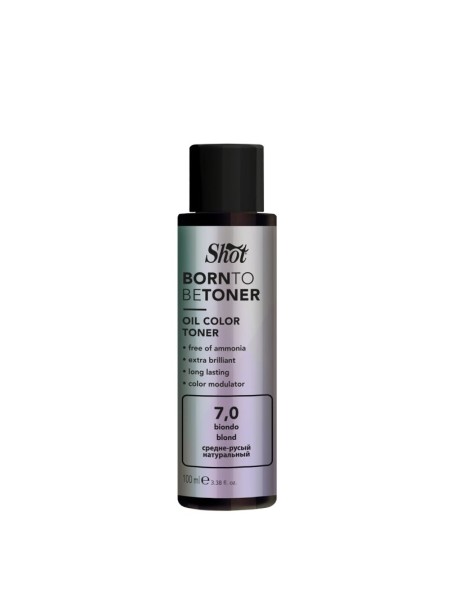 TONER OIL COLOR 7,0 BORN TO BE SHOT 100ML