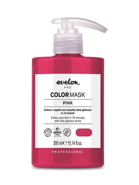 MASKA DO WŁOSÓW KOLORYZUJĄCA PINK - Różowa 300GR EVELON PRO