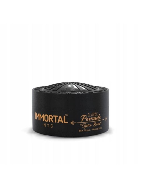 IMMORTAL NYC HAIR WAX POMADE SPICE BOM CZARNA...