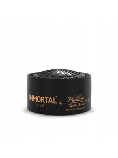 IMMORTAL NYC HAIR WAX POMADE SPICE BOM CZARNA 150ML