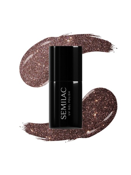 LAKIER HYBRYDOWY 333 SHINE BROWN 7ML SEMILAC
