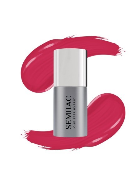 LAKIER HYBRYDOWY ONE STEP S680 MAGENTA 5ML SEMILAC