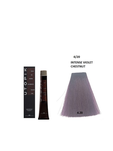 FARBA UTOPIK 4/20 INTENSYWNY FIOLETOWY KASZTAN 60ml HIPERTIN 2