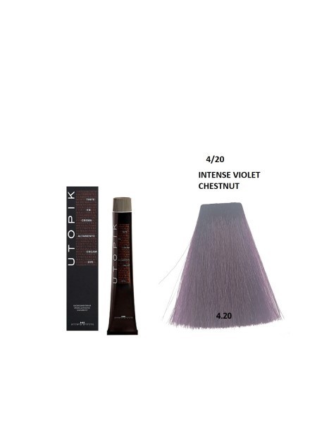 FARBA UTOPIK 4/20 INTENSYWNY FIOLETOWY KASZTAN 60ml HIPERTIN