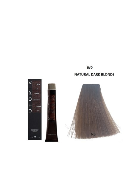 FARBA UTOPIK 6/0 NATURALNY CIEMNY BLOND 60ml HIPERTIN