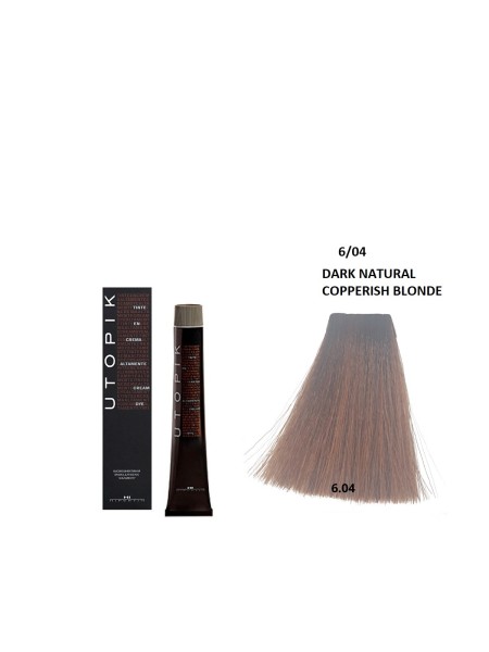 FARBA UTOPIK 6/04 CIEMNY NATURALNY MIEDZIANY BLOND 60ml... 2