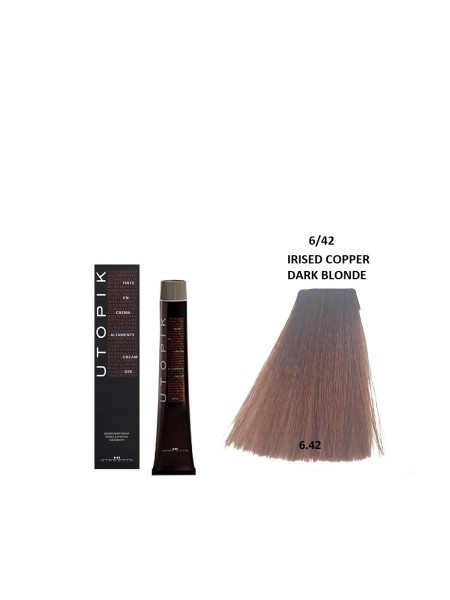 FARBA UTOPIK 6/42 IRYSOWY MIEDZIANY CIEMNY BLOND 60ml... 2
