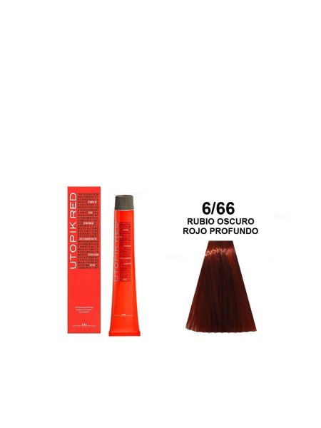 FARBA UTOPIK 6/66 INTENSYWNY CZERWONY CIEMNY BLOND 60ml... 2