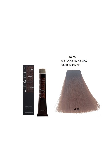 FARBA UTOPIK 6/75 MAHONIOWY PIASKOWY CIEMNY BLOND 60ml... 2