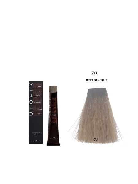 FARBA UTOPIK 7/1 POPIELATY BLOND 60ml HIPERTIN