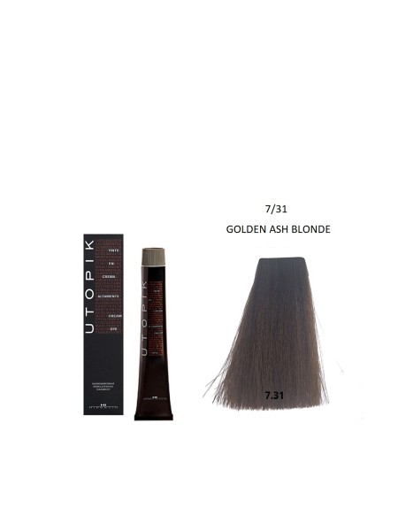 FARBA UTOPIK 7/31 ZŁOTY POPIELATY BLOND 60ml HIPERTIN 2