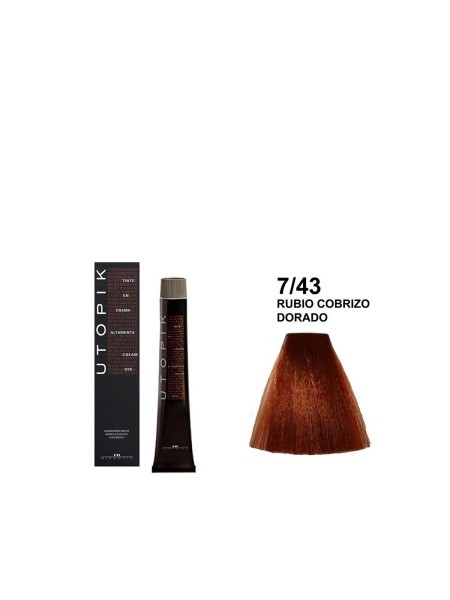 FARBA UTOPIK 7/43 ZŁOTY MIEDZIANY BLOND 60ml...