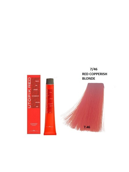 FARBA UTOPIK 7/46 CZERWONY MIEDZIANY BLOND 60ml...