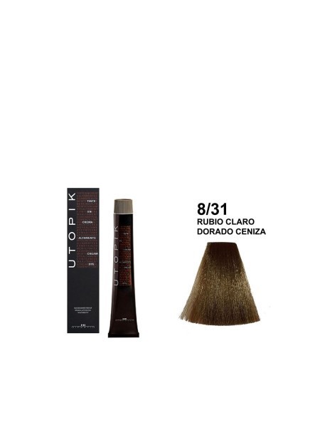 FARBA UTOPIK 8/31 JASNOZŁOTY POPIELATY BLOND 60ml HIPERTIN