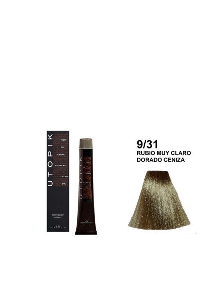 FARBA UTOPIK 9/31 BARDZO JASNY ZŁOTY POPIELATY BLOND 60ml... 2