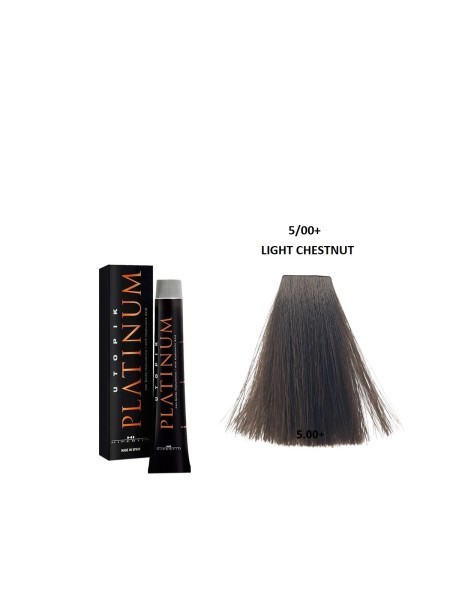 FARBA UTOPIK PLATINIUM 5/00+ JASNY KASZTAN  Z HIPLEX 60ML HIPERTIN