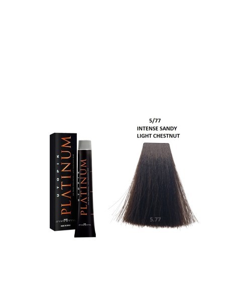 FARBA UTOPIK PLATINIUM 5/77 INTENSYWNY PIASKOWY...