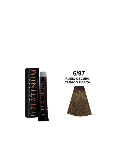 FARBA UTOPIK PLATINIUM 6/97 PIASKOWY TYTONIOWY CIEMNY BLOND Z HIPLEX 60ML HIPERTIN