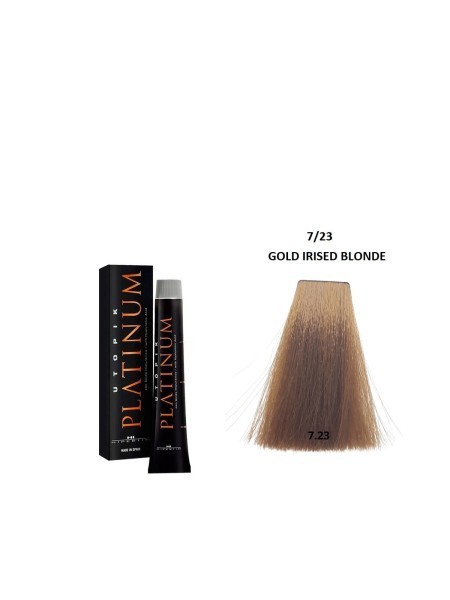 FARBA UTOPIK PLATINIUM 7/23 ZŁOTY IRYSOWY BLOND Z HIPLEX 60ML HIPERTIN