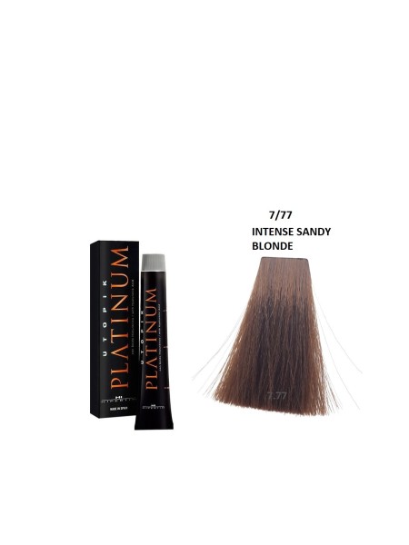 FARBA UTOPIK PLATINUM 7/77 INTENSYWNY PIASKOWY BLOND Z... 2