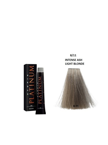 FARBA UTOPIK PLATINUM 8/11 INTENSYWNY POPIELATY...