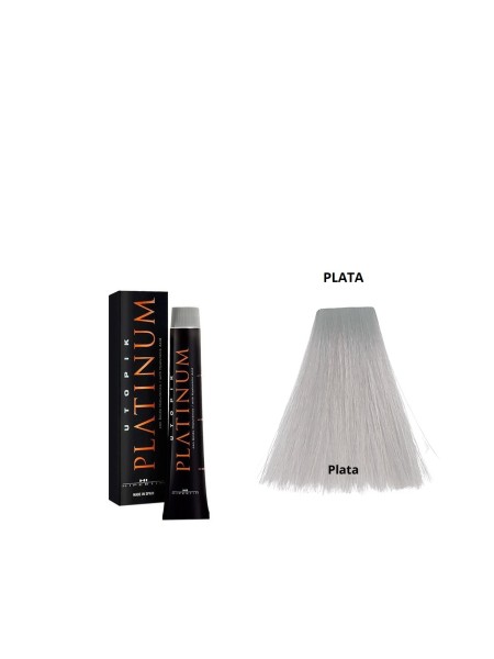 FARBA UTOPIK PLATINUM SILVER SREBRNY Z HIPLEX PLATA 60ml... 2