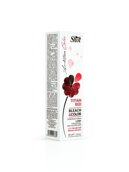 B&C TITAN RED CZERWONY FARBA 80ML SHOT