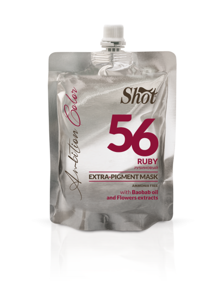 MASKA KOLORYZUJĄCA 56 RUBINOWA 200ML ATECH EXTRA PIGMENT SHOT