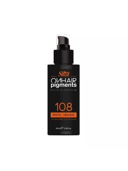 PIGMENT ON HAIR 108 PASTEL 100ML POMARAŃCZOWY SHOT