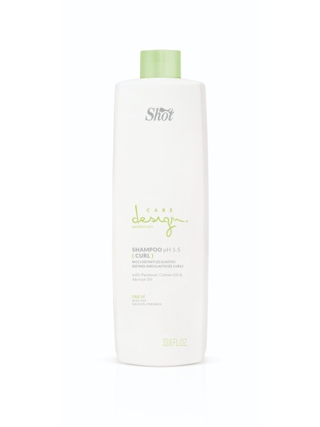SZAMPON DO WŁOSÓW KRĘCONYCH CURL 1000ML DESIGN CARE SHOT