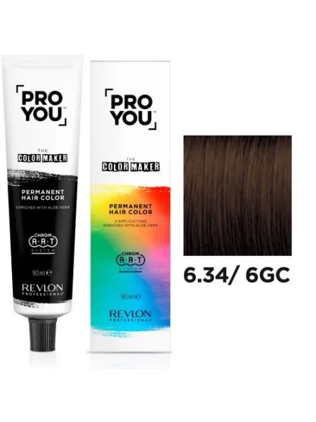 PROYOU 6.34/ 6GC CIEMNY BLOND ZŁOTO MIEDZIANY 90 ml