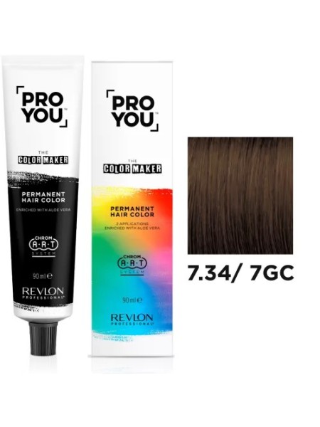 PROYOU 7.34/ 7GC ŚREDNI BLOND ZŁOTO MIEDZIANY 90 ml