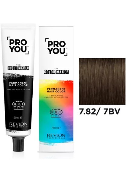 PROYOU 7.82/ 7BV ŚREDNI BLOND ZIMNY BRĄZ 90 ml