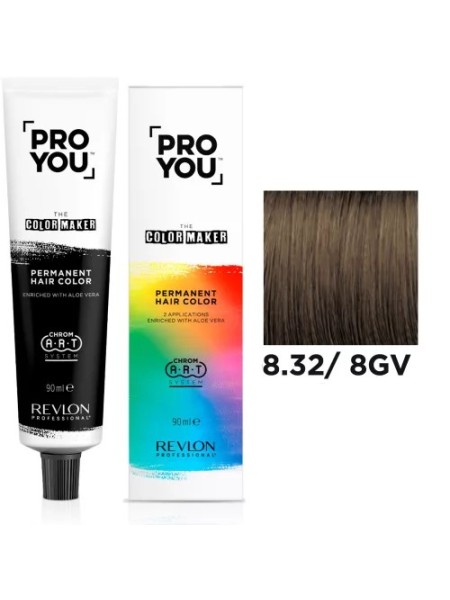 PROYOU 8.32/ 8GV JASNY BLOND ZIMNE ZŁOTO  90 ml