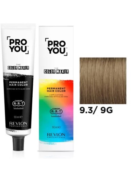 PROYOU 9.3/ 9G BARDZO JASNY ZŁOTY BLOND 90 ml