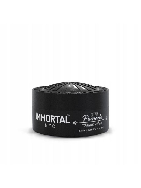 IMMORTAL NYC HAIR CREAM POMADE ICONIC MAN CZARNA 150ML