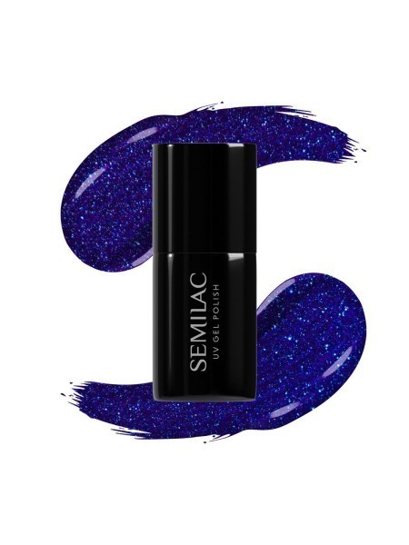 LAKIER HYBRYDOWY 087 GLITTER INDIGO 7ML SEMILAC