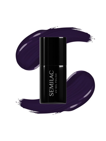 LAKIER HYBRYDOWY 100 BLACK PURPLE 7ML SEMILAC 2